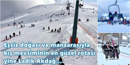 Akdağ Kayak Merkezi’ne Yoğun İlgi Var